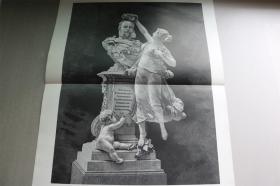 【百元包邮】《德皇凯撒皇帝像》 （Dem Kaiser）  1881年     巨幅木刻版画尺寸约 54×41厘米  （货号501461）