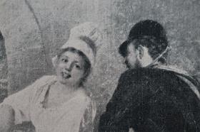 【百元包邮】《玩忽职守》（Pflichtvergessen）   1902 年平板印刷画  纸张尺寸约41×28厘米 （货号500760）
