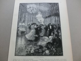 【百元包邮】《冬日春色》（Winterfreuden）1892年，木刻版画， 纸张尺寸约41×28厘米。出自19世纪著法国画家，维克多·加布里埃尔·吉尔伯特（Victor Gabriel Gilbert，1847-1933）的油画作品，他以画童年、鲜花和风俗类题材而闻名