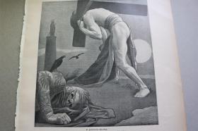 【百元包邮】《die pest》（die pest） 1902年    平版印刷画     尺寸约29*41厘米   （货号501132）