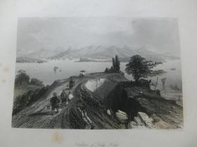 【百元包邮】《香港港口》 1859年 钢版画   纸张尺寸约27.3×20.1厘米  （货号T001876）