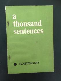 a thousand sentences