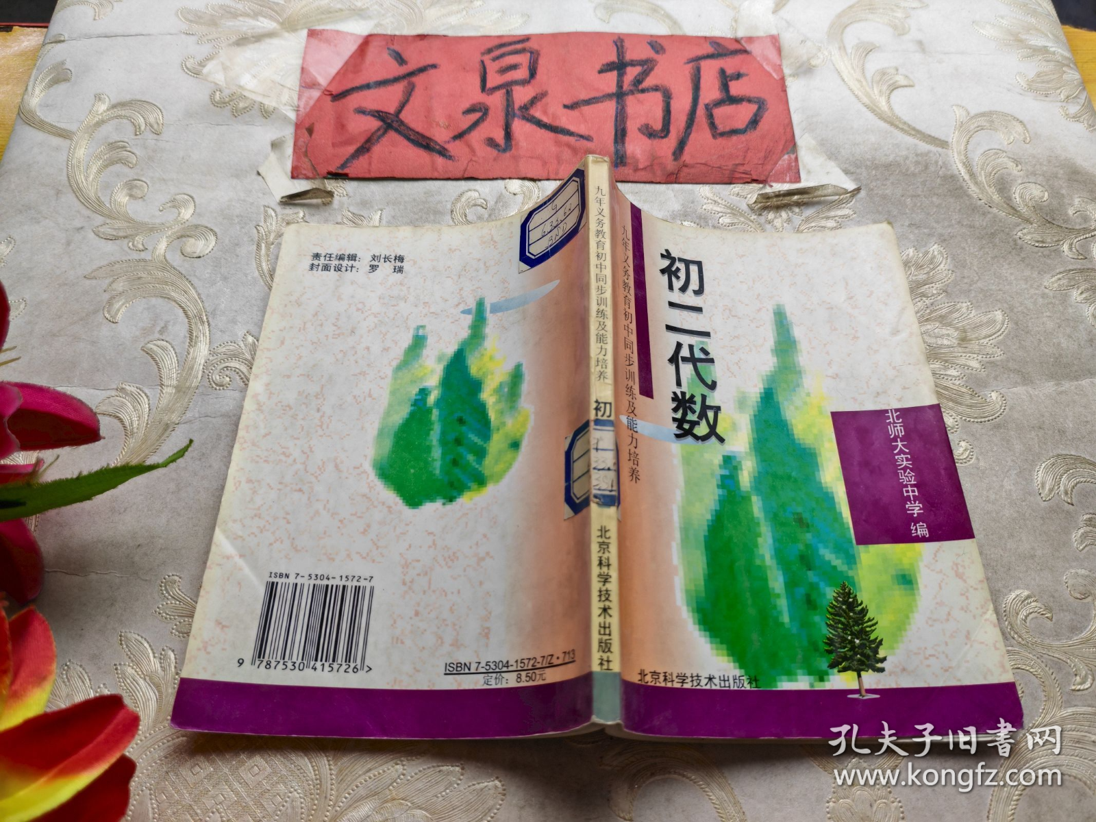 九年义务教育初中同步训练及能力培养 初二代数