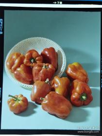 90年代，挂历用 静物蔬菜彩色反转片底片1张（6.5*6cm）