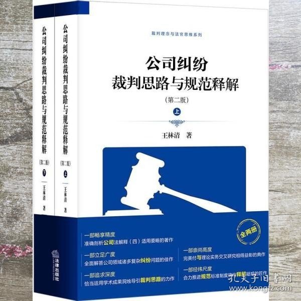 公司纠纷裁判思路与规范释解（第二版 套装上下册）