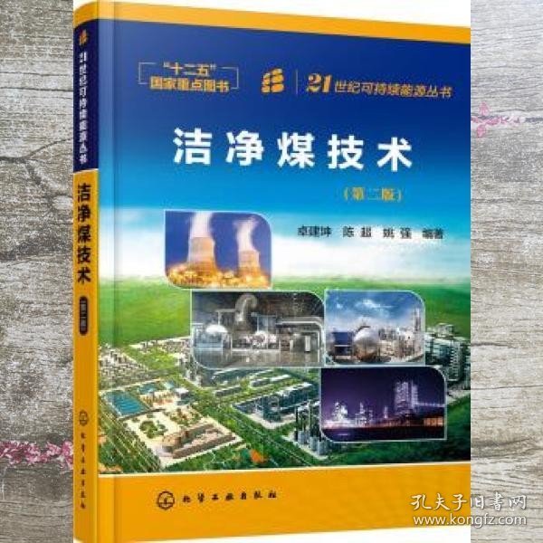 洁净煤技术 卓建坤 陈超 姚强 化学工业出版社 9787122248435