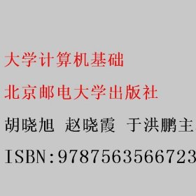 大学计算机基础 胡晓旭 赵晓霞 于洪鹏 北京邮电大学出版社 9787563566723