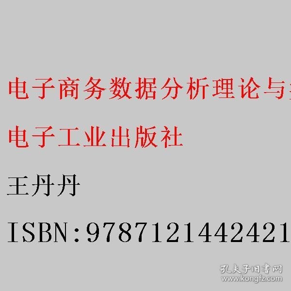 电子商务数据分析理论与实践