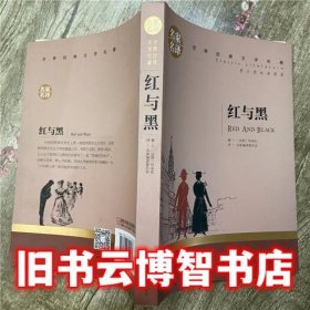 红与黑 中小学生课外阅读书籍世界经典文学名著青少年儿童文学读物故事书名家名译原汁原味读原著