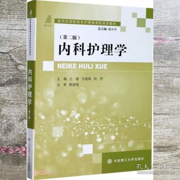 内科护理学 第二版2版 沈小平 王骏 万晓燕 刘芹 大连理工大学出版社 9787568526623