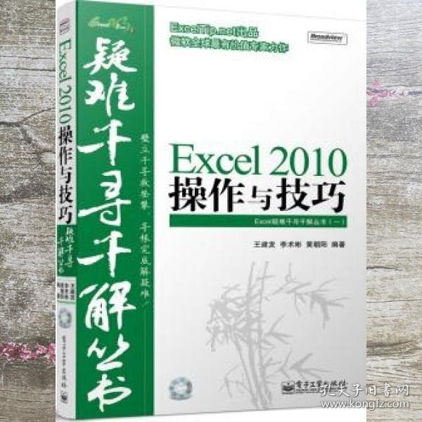 Excel疑难千寻千解1 Excel 2010操作与技巧 王建发李术彬黄朝阳 著 电子工业出版社 9787121120435