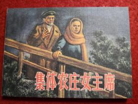 连环画《集体农庄女主席》（苏）卡，   维诺 格拉德斯卡娅著   ， 刘文颉绘画，   学林出版社，一版一印-苏联故事第4辑