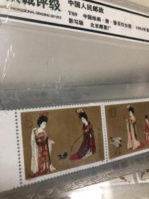 T89 中国绘画•唐•簪花仕女图邮票+T103邮票梅花【2套合售】