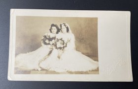 老照片：新娘伴娘合影照（苏州凤凰）/婚纱照