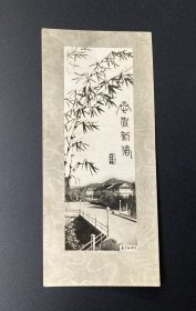 贺年片（照片式）：恭贺新禧（南京林学院，1964年）