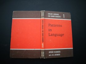Patterns in language (English language for senior students)