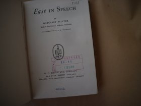 Ease IN SPEECH BY MARGARET PAINTER