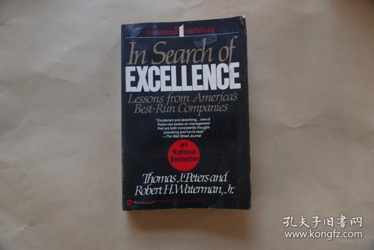 In Search of Excellence : Lessons from America's Best-Run Companies (Paperback)