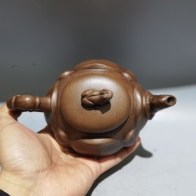 精品珍藏紫砂壶，陳鳴遠青蛙荷葉茶壺