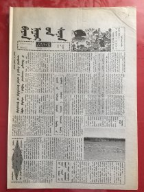 蒙文：巴彦淖尔报 1999.7.1（8开4版）