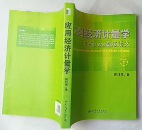 应用经济计量学：EViews高级讲义 下