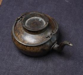 清代铜壶茶壶茶水壶茶具茶文化收藏