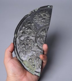唐代铜镜 花卉镜 盛唐青铜镜 学习标本