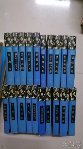 当代文学名著宝库（精装 全20册合售）【五色土】【公开的内参】【感情危机】【美神之囚】【黑雾英魂】【生为女人】【你别无选择】【小城之恋】【雪落黄河静无声】【祸起萧墙】【鲜血梅花】【无处徜徉】【致橡树】【一半是火焰一半是海水】【妻妾成群】【公开的情书】【黑玫瑰】【男人的一半是女人】【晚霞消失的时候】【预约死亡】