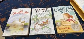 Charlottes Web，Stuart Little，The Trumpet of the Swan 怀特三本童话：夏洛的网、吹小号的天鹅、精灵鼠小弟