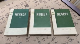 阿登纳回忆录（一二三）合售。