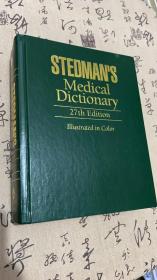 STEDMAN'S MEDICAL DICTIONARY (27TH EDITION) 斯特德曼医学词典（第27版） 美国原版插图本，巨厚2098页