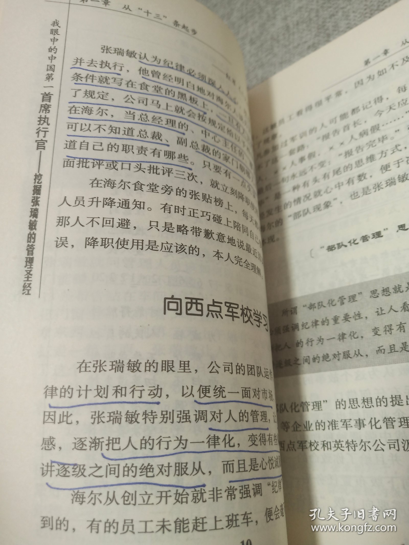 我眼中的中国第一首席执行官:挖掘张瑞敏的管理圣经.