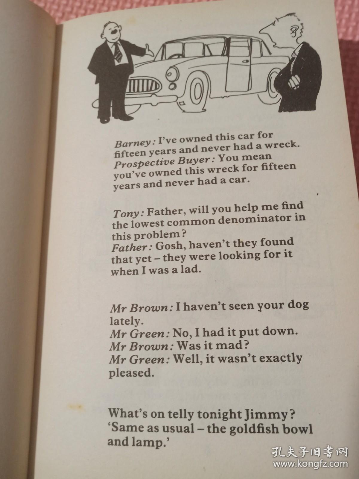 THE  BUMPER BOOK OF JOKES