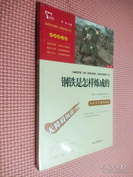 钢铁是怎样炼成的（中小学课外阅读无障碍阅读）八年级下册阅读新老版本随机发货智慧熊图书