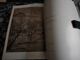 六开精装原函套《中国美术绘画  二》38公分26公分6公分 1973年日文版手工裱贴 彩图 布面精装暗纹装帧 ，此套书所录藏品均为大英博物馆 卢浮宫 波士顿艺术博物馆 斯德哥尔摩东亚博物馆、安大略皇家博物馆尼尔森艺术博物馆、华盛顿佛利尔美术馆、大宾夕法尼亚大学艺术博物馆、明尼阿波斯利博物馆、维多利亚阿尔伯特博物馆、哈佛大学福格艺术博物馆、纽约大都会艺术博物馆 等欧洲美国博物馆的中国艺术品