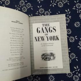 THE GANGS OF NEW YORK