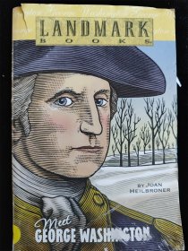 （英文原版）Meet George Washington (Landmark Books) （32开）