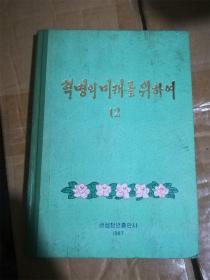 （朝鲜原版）为了革命的未来（12）혁명의 미래를 위하여（朝鲜文）（硬壳精装本）