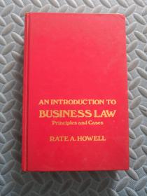 NA INTRODUCTIONTO BUSINESSLAW RATEA HOWELL