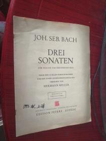 joh.seb.bach drei  sonaten   共12页