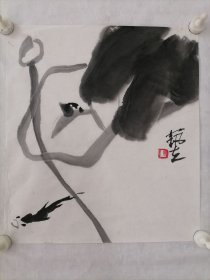 纯手绘小品画心，所见即所得。