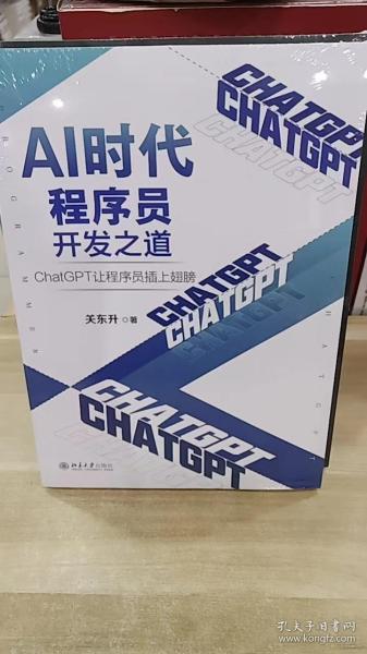 AI时代程序员开发之道：ChatGPT让程序员插上翅膀 ChatGPT让程序员开发效率飞起来 关东升