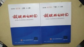 2023年合订本钢铁规划研究 ，上下册