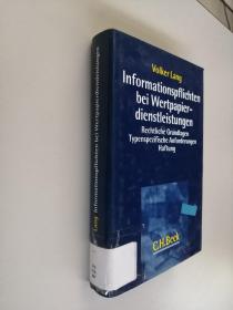 Informationspflichten bei wertpapier
