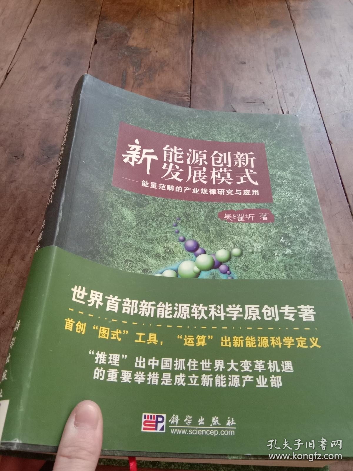 新能源创新型发展模式：能量范畴的产业规律研究与应用【书边泛黄】