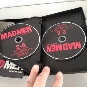 Mad Men 6张DVD 盒装 详细见图