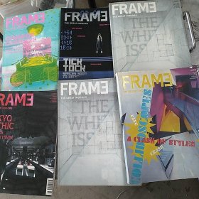 FRAME 记录时代的精神 外文原版杂志2007年，总第54.55.56.57.78.59...共6本合售