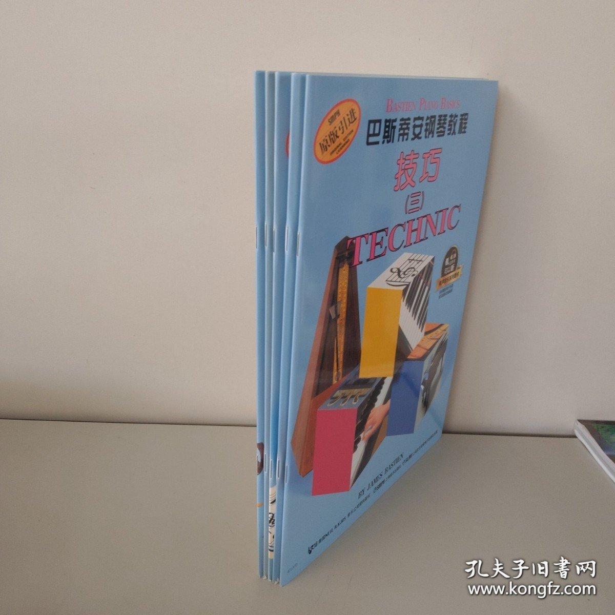 巴斯蒂安钢琴教程 3：技巧、视奏、演奏、基础、乐理 五本合售实拍图详见图片