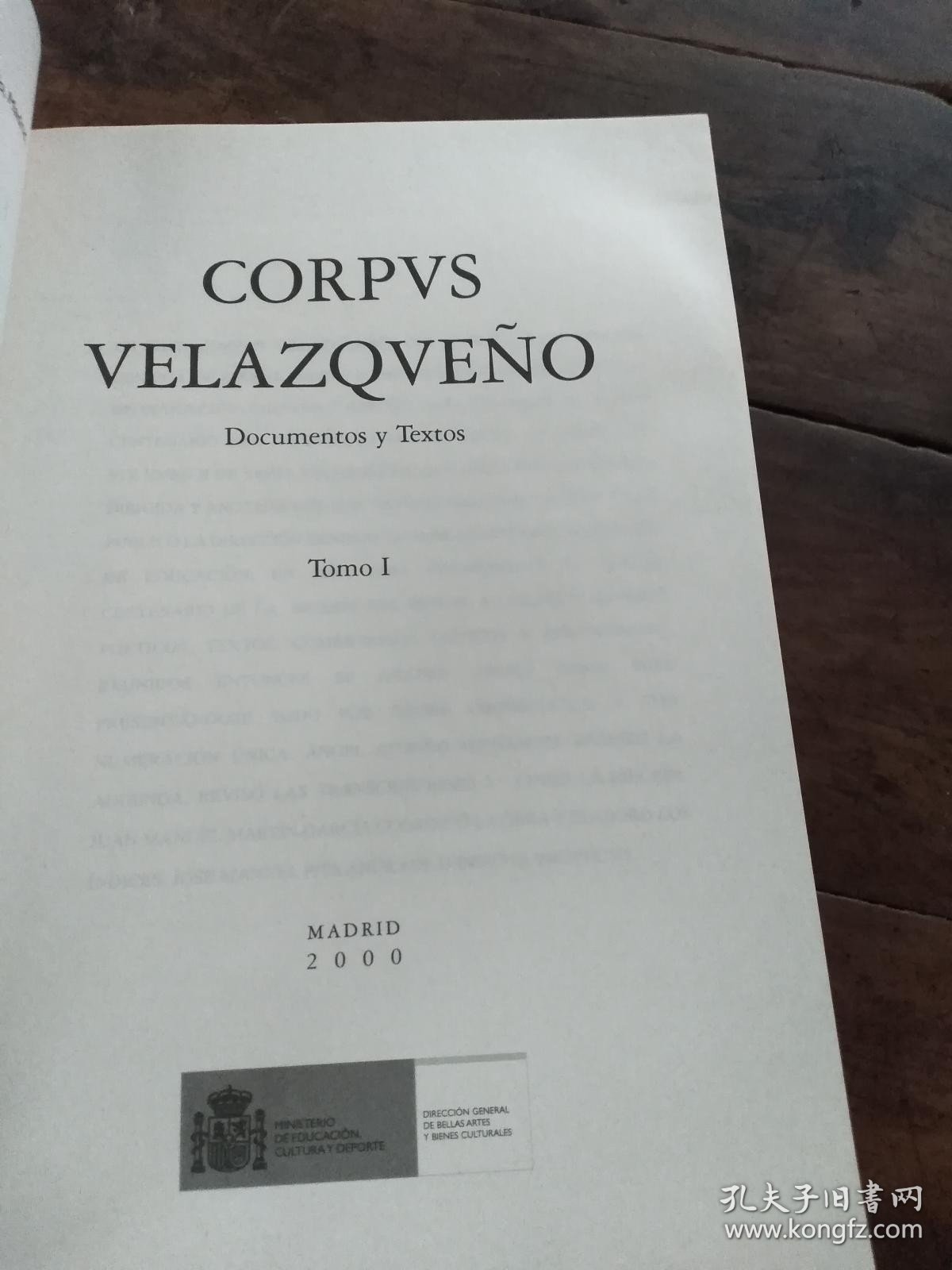 CORPVS VELAZQVENO I