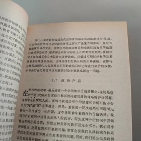 比较政治学：体系、过程和政策